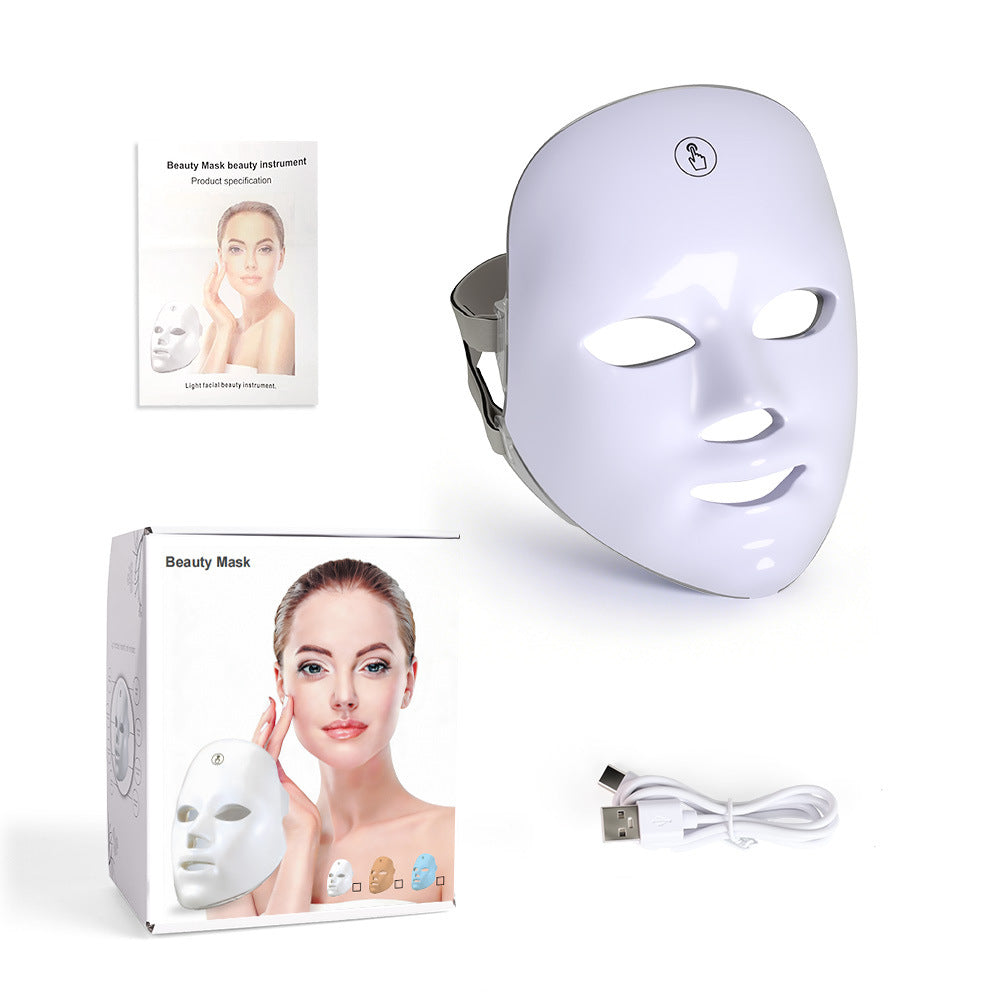 Rechargeable LED Light Therapy Facial Mask